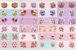 Vintage summer flowers design mug wrap 15 oz 11 oz BUNDLE Product Image 2