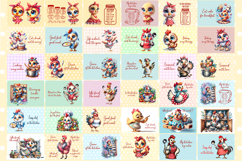 Cute chicken and funny quote cutting board designs BUNDLE Product Image 2