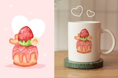 Sweet Dessert Valentine Clipart and sublimation Product Image 4