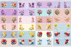 Vintage summer flowers design mug wrap 15 oz 11 oz BUNDLE Product Image 3