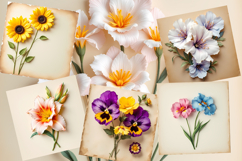 Vintage floral digital papers BUNDLE |Flowers scrap booking Product Image 4