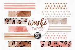 Earth Tones Boho Animal Washi Tapes Cliparts Product Image 1