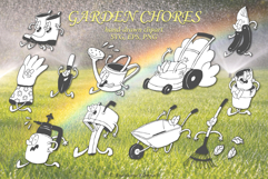 Garden Chores Funny Doodles Product Image 1