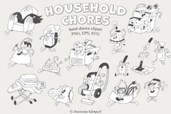 Household Chores Funny Doodles Product Image 1