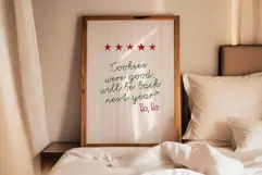 Cookies For Santa - Funny Santa Wall Art Product Image 2