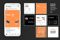 Activity Planner Instagram Post and Story Template Product Image 1