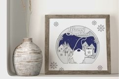 Layer Paper Cut Christmas Card Product Image 3
