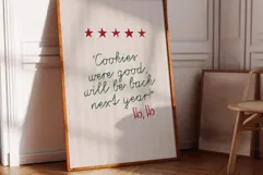 Cookies For Santa - Funny Santa Wall Art Product Image 3