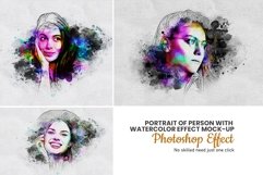 Portrait of person watercolor effect Product Image 1