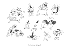 Household Chores Funny Doodles Product Image 4