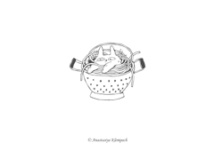 Hand Drawn Italian Pasta Vector Clipart Product Image 4