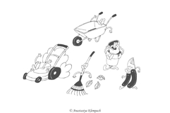 Garden Chores Funny Doodles Product Image 3