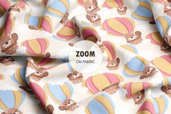 Cute Little Beaver Seamless Pattern Set Product Image 9