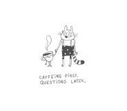 Funny Coffee Cat Doodles Product Image 9