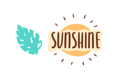 Vector Summer Lettering Stickers Product Image 3