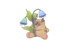 Cute Flower Friends Clipart Set Product Image 6