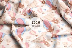 Cute Little Kangaroo Seamless Pattern Set Product Image 10