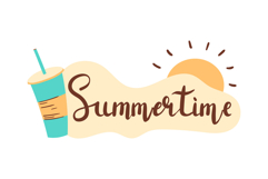 Vector Summer Lettering Stickers Product Image 5
