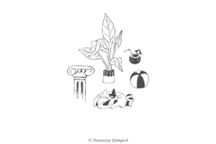 Hand Drawn Swimming Pool Vector Clipart Product Image 6