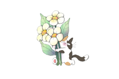 Cute Flower Friends Clipart Set Product Image 7
