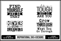 Inspirational Quotes Svg 4 Designs Product Image 1