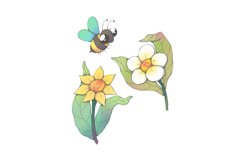Cute Flower Friends Clipart Set Product Image 8