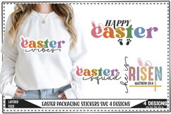 Happy Easter Svg, Easter Bunny Svg, Spring Svg Product Image 1