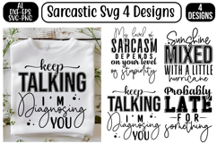 Sarcastic Svg, Funny Sarcasm Svg Product Image 1