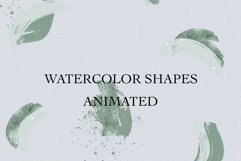 Watercolor Shapes Composition Animated Product Image 1