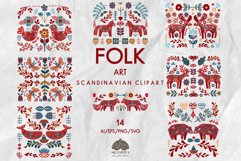 Folk ornaments SVG PNG EPS Product Image 1