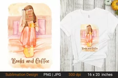 Books and Coffee. Just a girl who loves books. Bookworm. Product Image 1