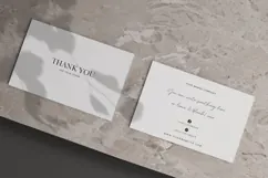 Printable Luxury Thank You Card Template Product Image 1