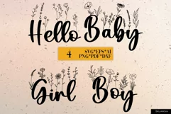 Hello baby SVG PNG EPS Product Image 1