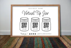 Printable Virtual Tip Jar Template Product Image 1