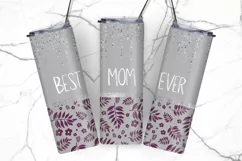 Best Mom Ever Tumbler Wrap, Mom Tumbler Wrap Product Image 2