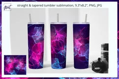 20oz tumbler design| Galaxy tumbler sublimation design PNG Product Image 1