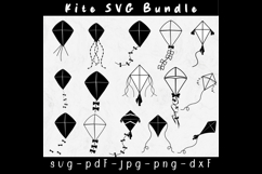 Kite SVG Bundle, Kites SVG, Kite Clipart, Kite Cut Files Product Image 1