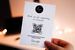 Small Business Google Review Card Template Product Image 1