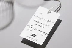 Graduation Favor Tag Template Product Image 2
