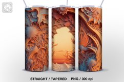 3d Landscape Tumbler Sublimations, 20 oz Tumbler Wraps Product Image 2
