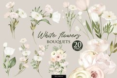 White flowers bouquets Product Image 1