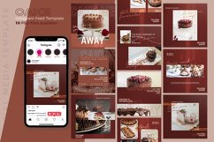 Cake Food - Instagram Post Template Product Image 1