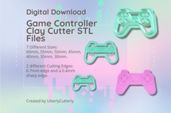 Game Controller 2 Clay Cutter - Retro Gamer STL Digital File Product Image 1