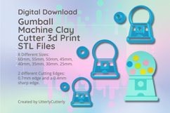 Gumball Machine Clay Cutter - STL Digital File Download- 8 s Product Image 1