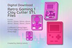 Retro Gaming Clay Cutter - Embossed STL Digital File Downloa Product Image 1