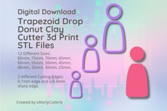 Trapezoid Drop Clay Cutter - STL Digital File Download- 12 s Product Image 1