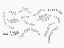 Quirky Cats Clipart Set Funny Hand Drawn Cat Illustrations Product Image 5
