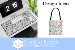 School Seamless Pattern | Fun School Tumbler Wrap Pattern Product Image 2