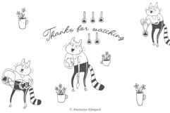 Hand-Drawn Cat Doodle Bundle Product Image 10