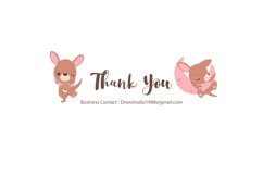 Cute Little Kangaroo Seamless Pattern Set Product Image 2